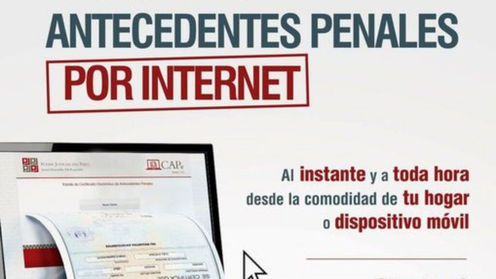 Antecedentes penales en línea