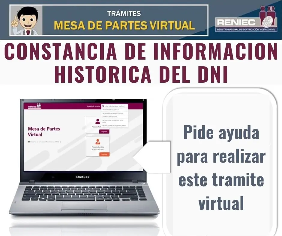 constancia de informacion historica del dni